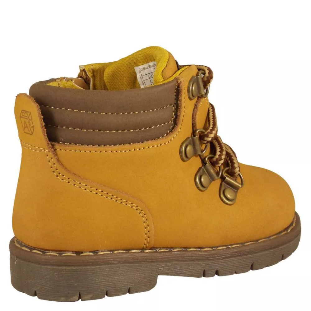 Botín casual para niño Color amarillo Talla 25