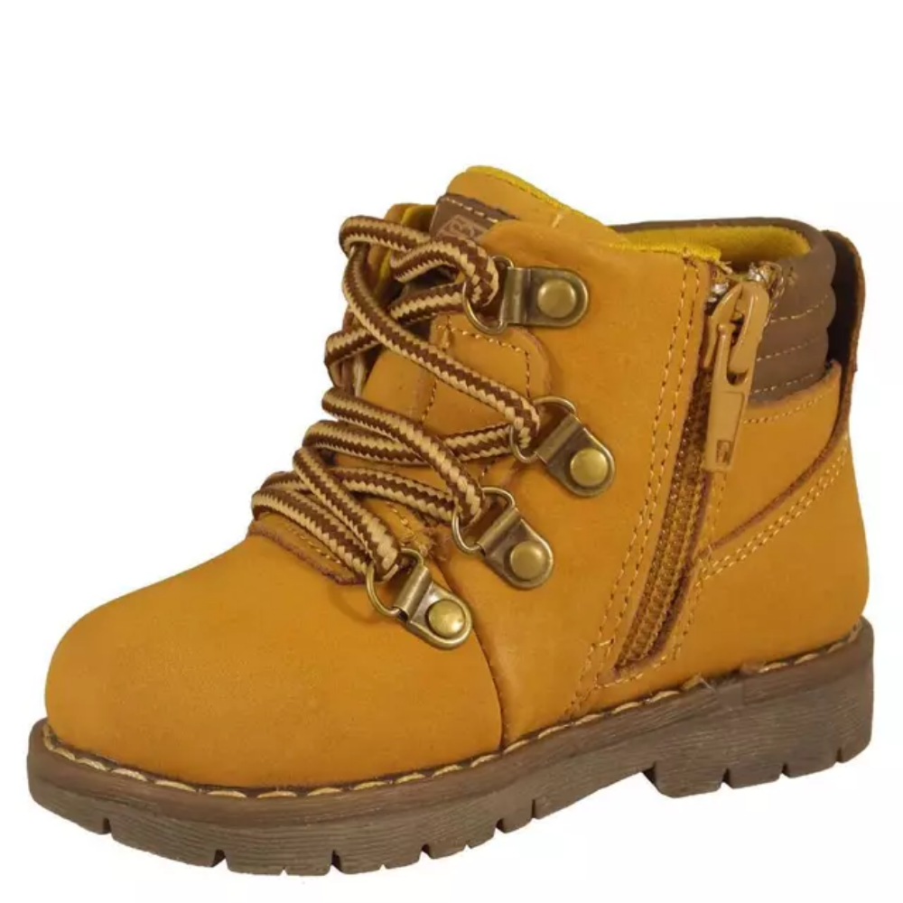 Botín casual para niño Color amarillo Talla 25