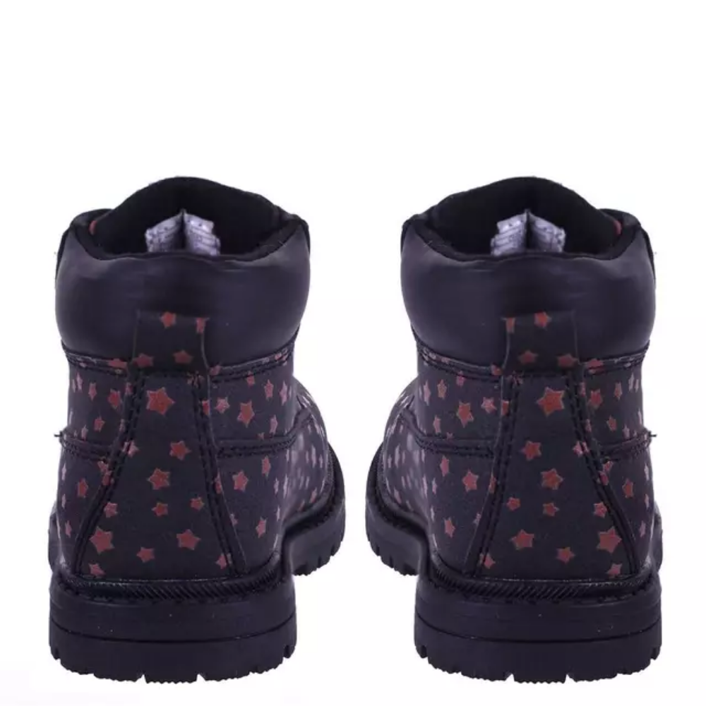Botín Urbano Niña Color negro con estrellas talla 25