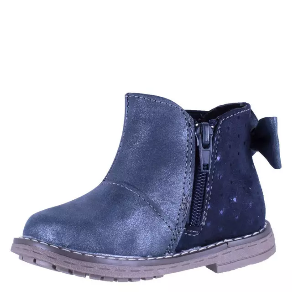 Botín Navy para niña en talla 25