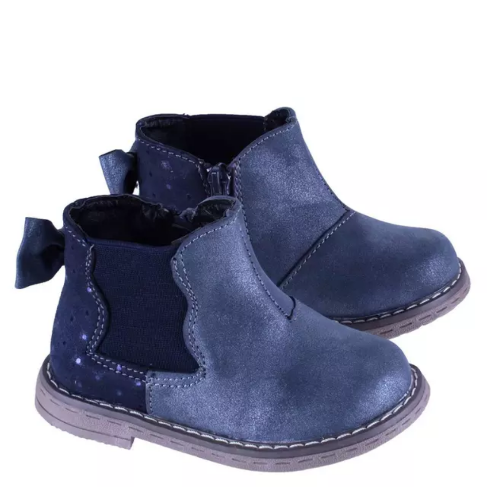 Botín Navy para niña en talla 25