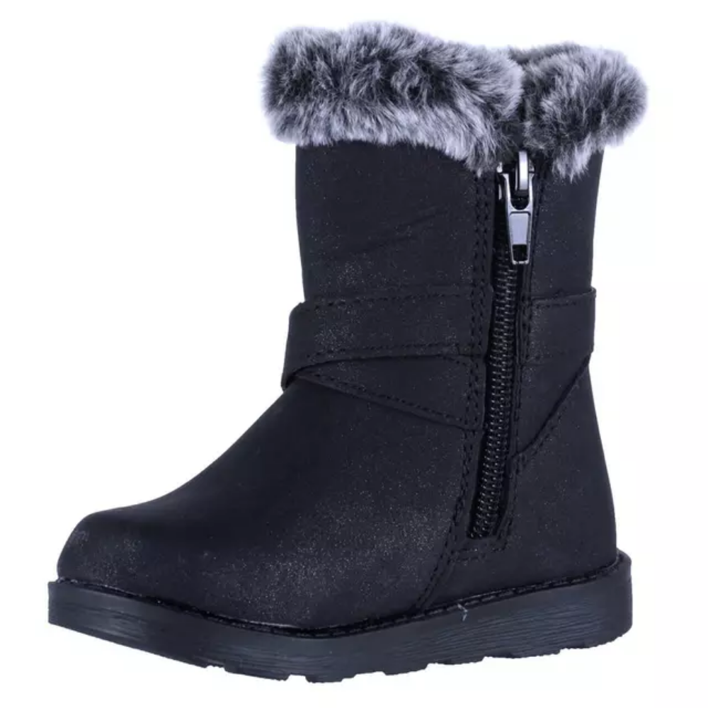 Bota Niña Aplicación Piel Talla 22