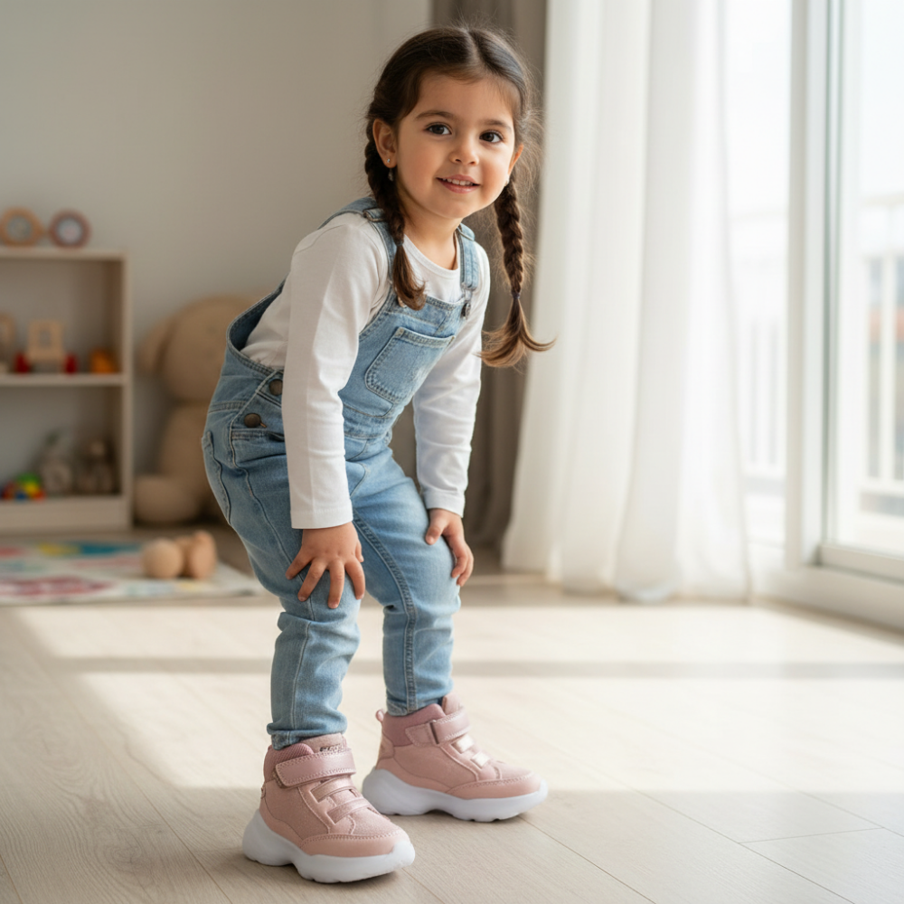 Botín urbano para niña color rosado, talla 25