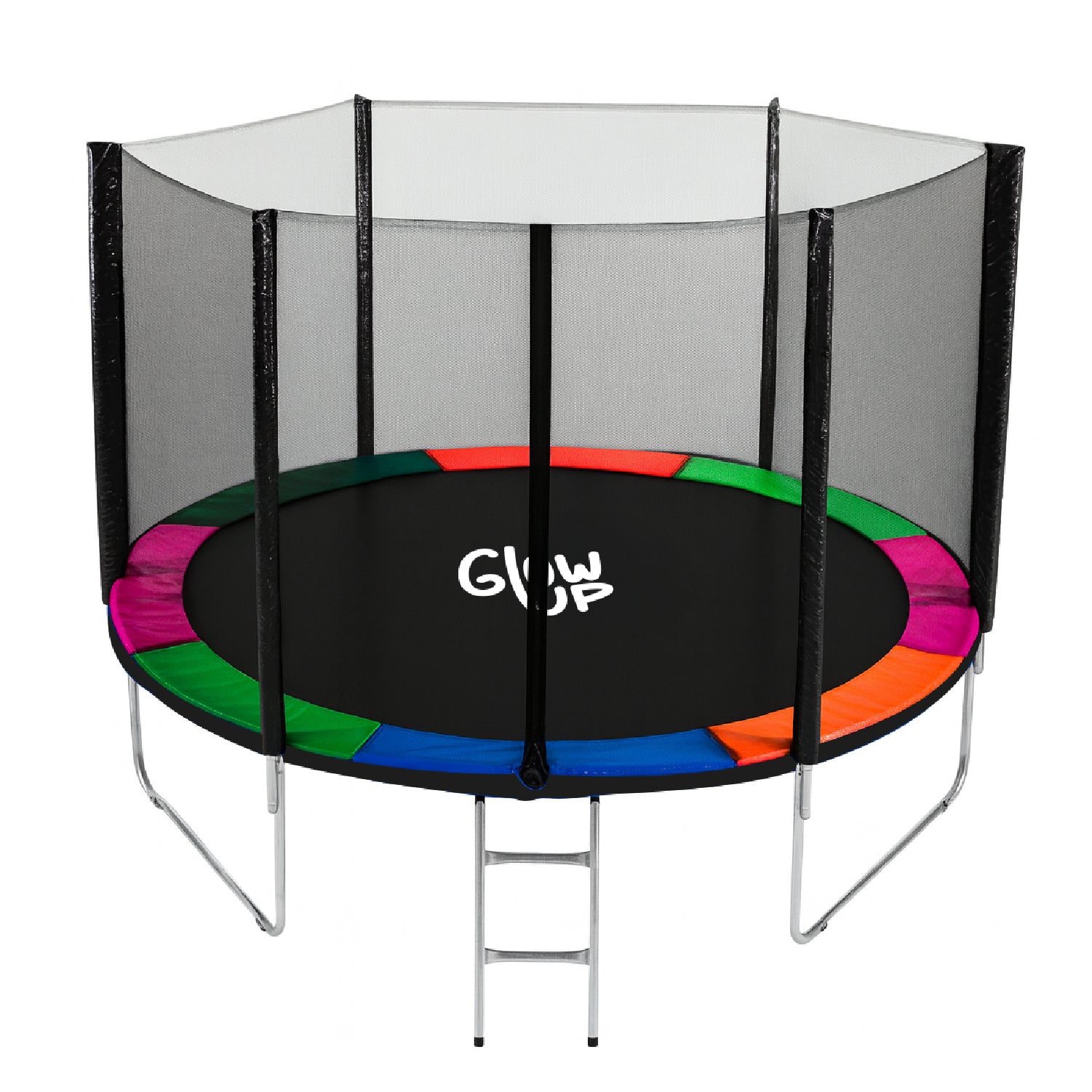 Cama Elástica 3,2 mt 12 ft Con Malla + Set Basketball