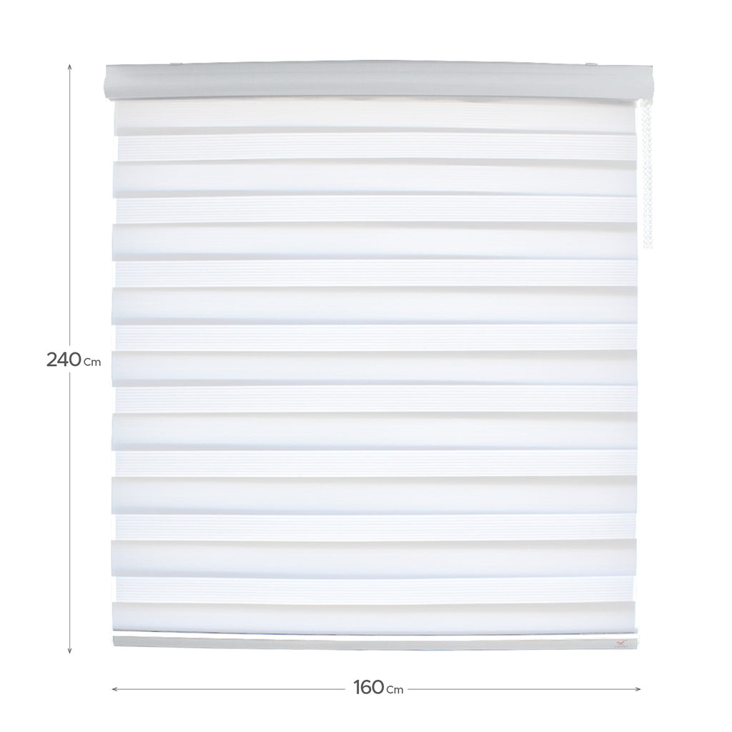 Cortina Roller Duo Blanca 160x240cm