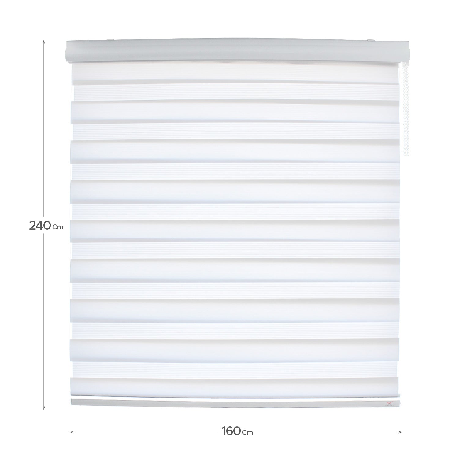 Cortina Roller Duo Blanca 160x240cm