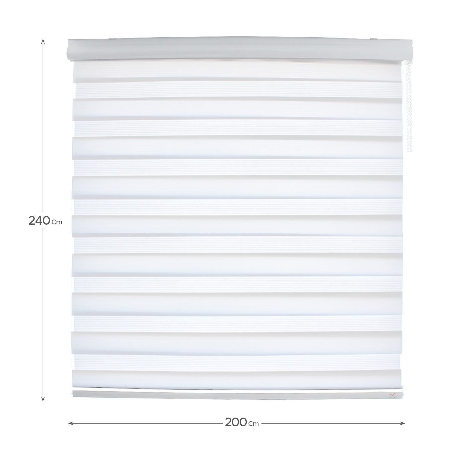 Cortina Roller Duo Blanca 200x240cm