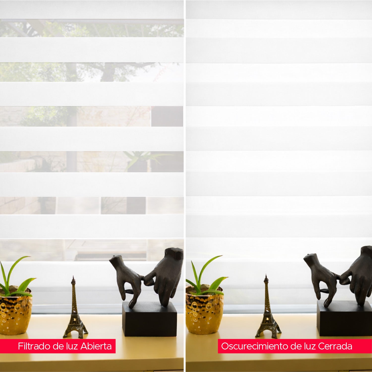 Cortina Roller Duo Blanca 200x240cm