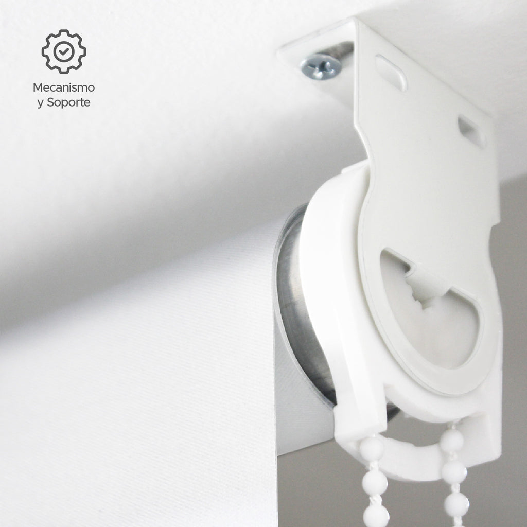 Cortina Roller Blackout Blanca 140x230cm