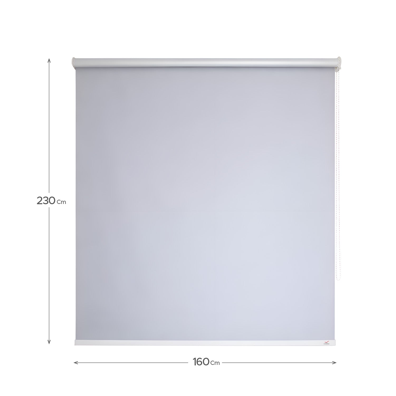 Cortina Roller Blackout Gris 160x230cm