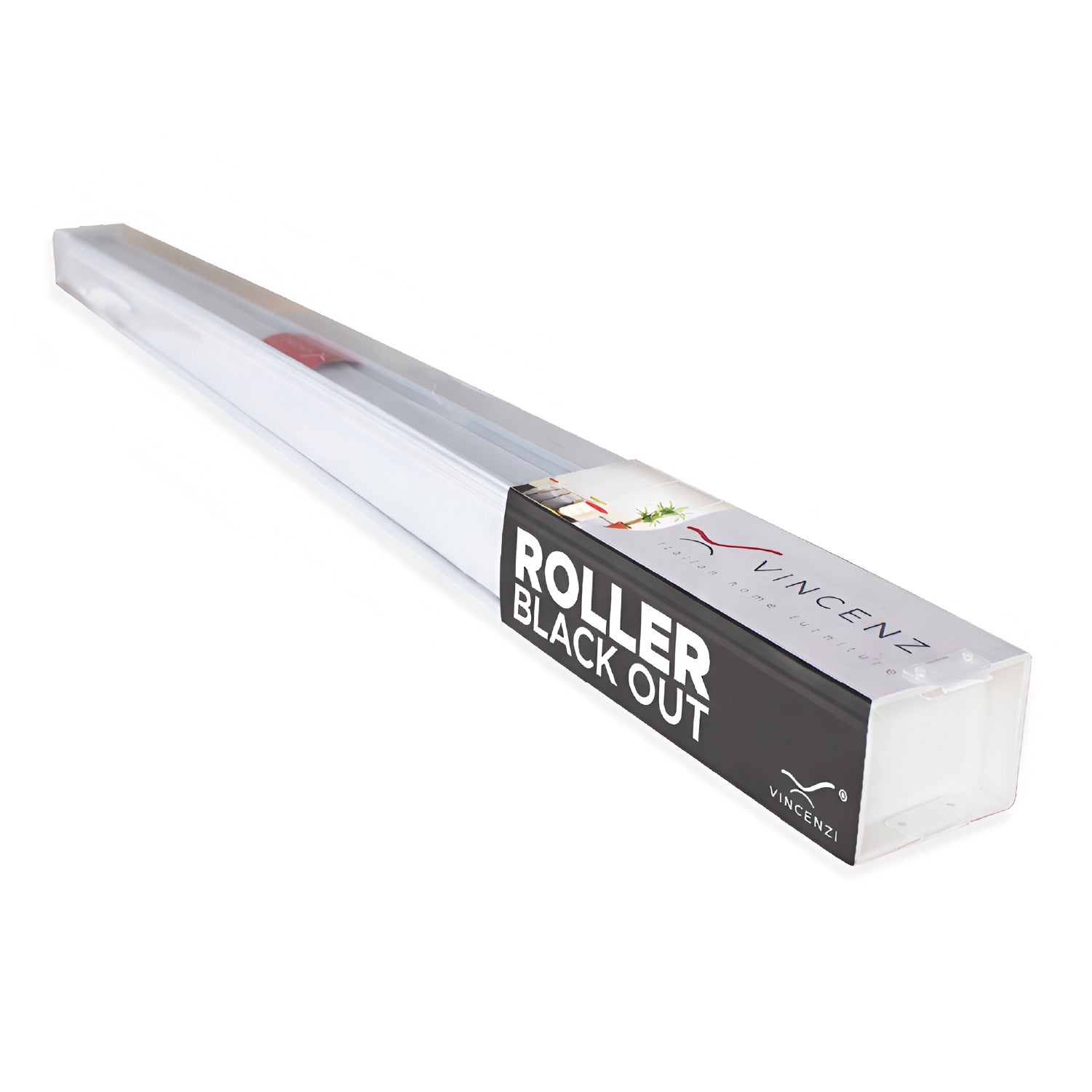 Cortina Roller Blackout Blanca 220x230cm