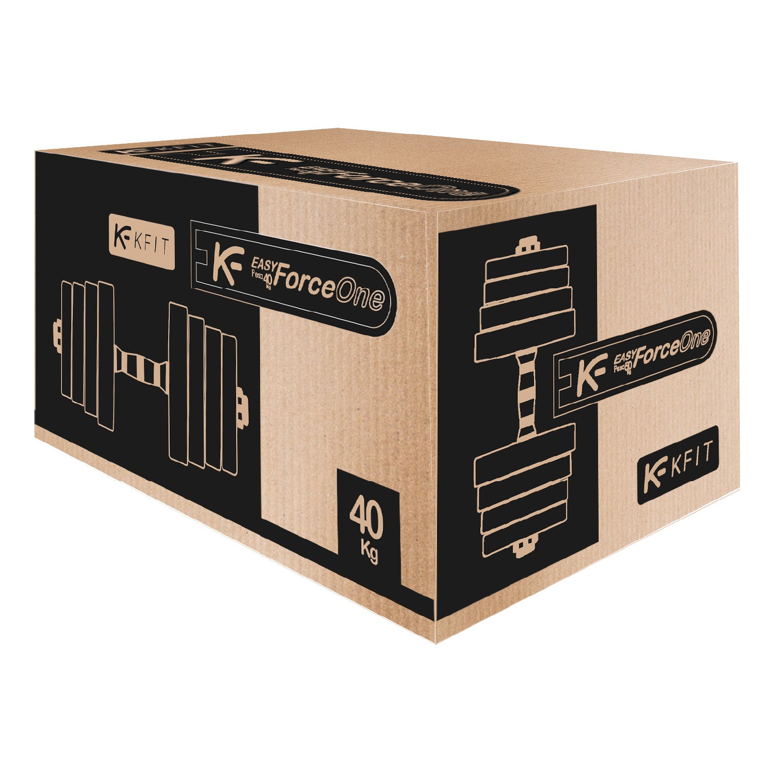 Set Mancuernas con Barra Ajustable 40Kg