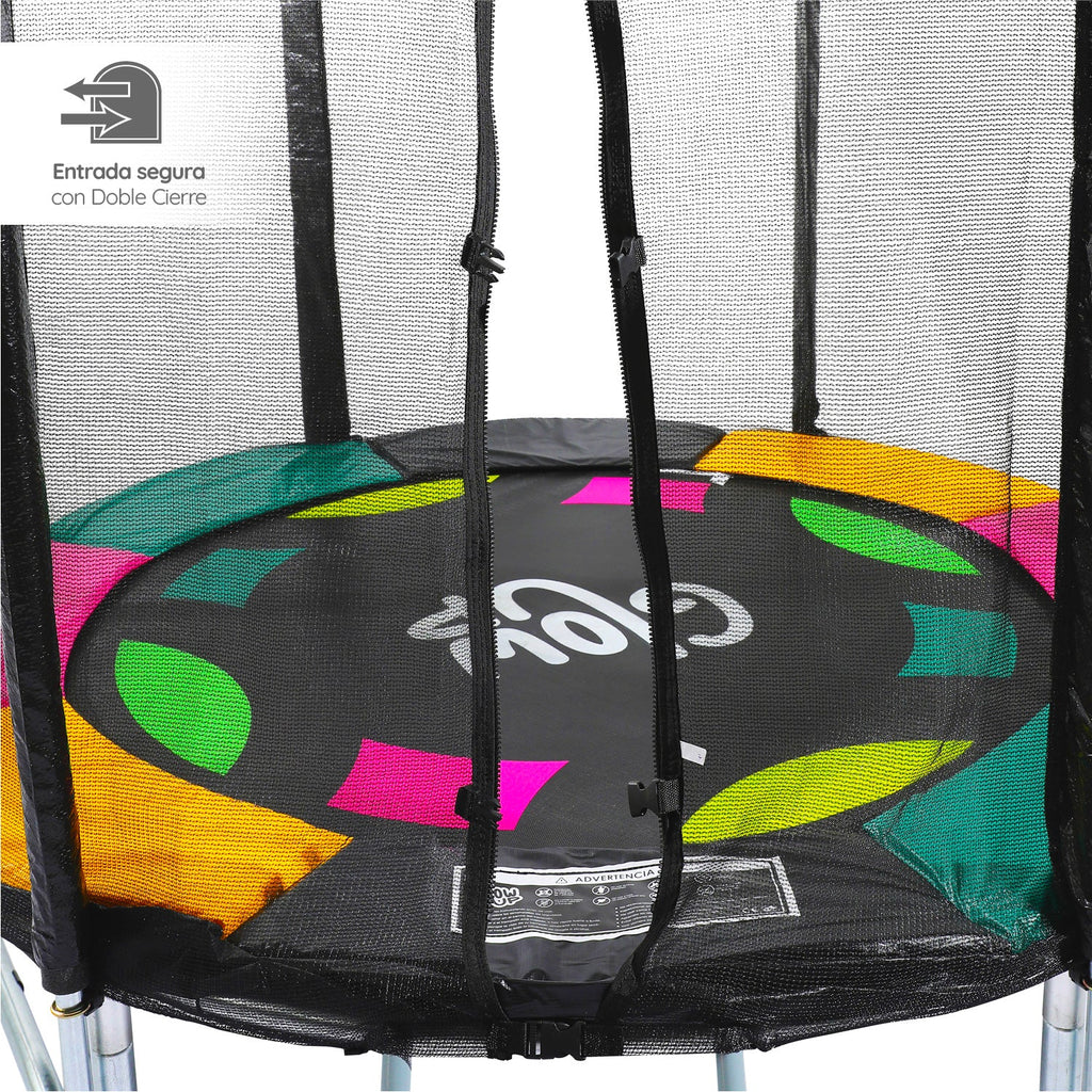 Cama Elástica Glowup 2,44 mt 8ft Edición Exclusiva R