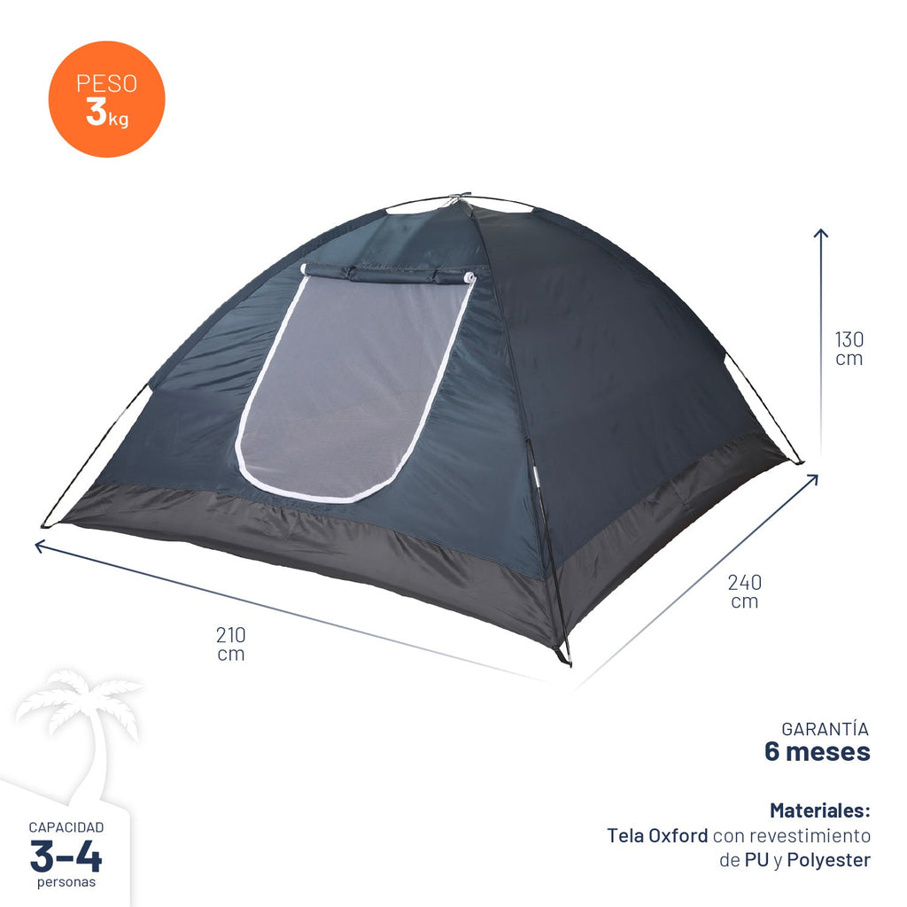 Carpa Camping Para 4 personas outdoor Miglu