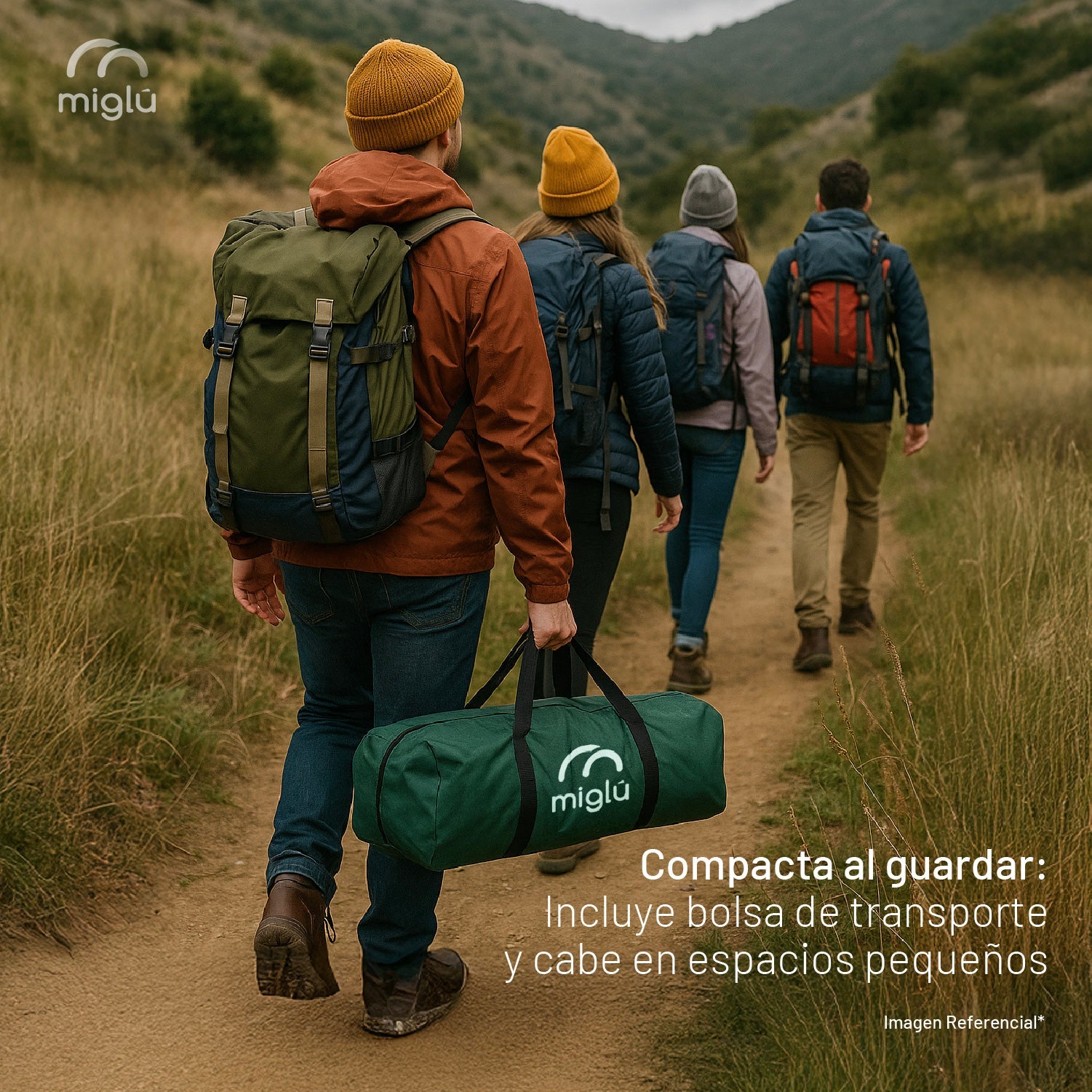 Carpa Camping Para 4 personas outdoor Miglu