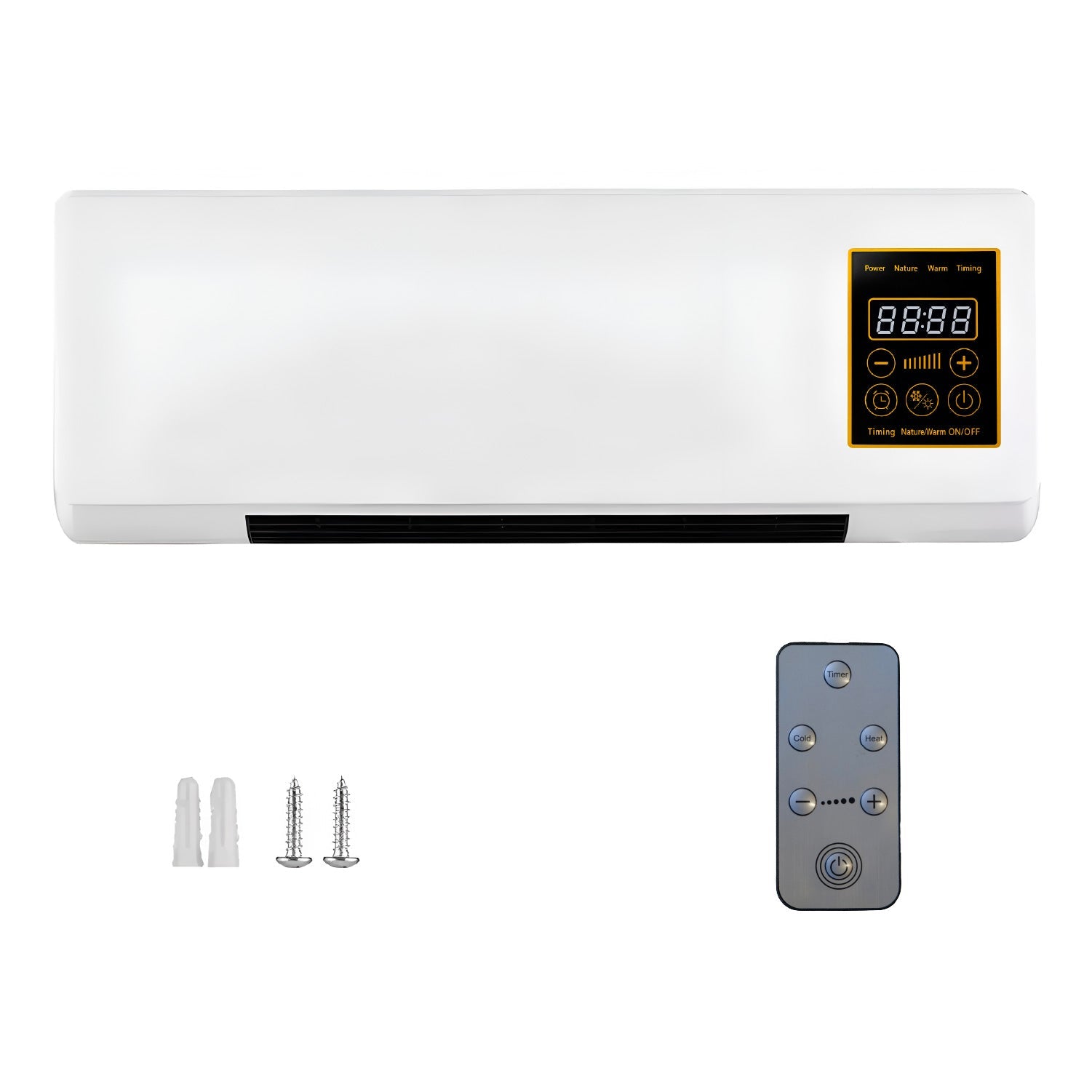 Ventilador Y Secador De Ropa De Pared 2 En 1 Blanco