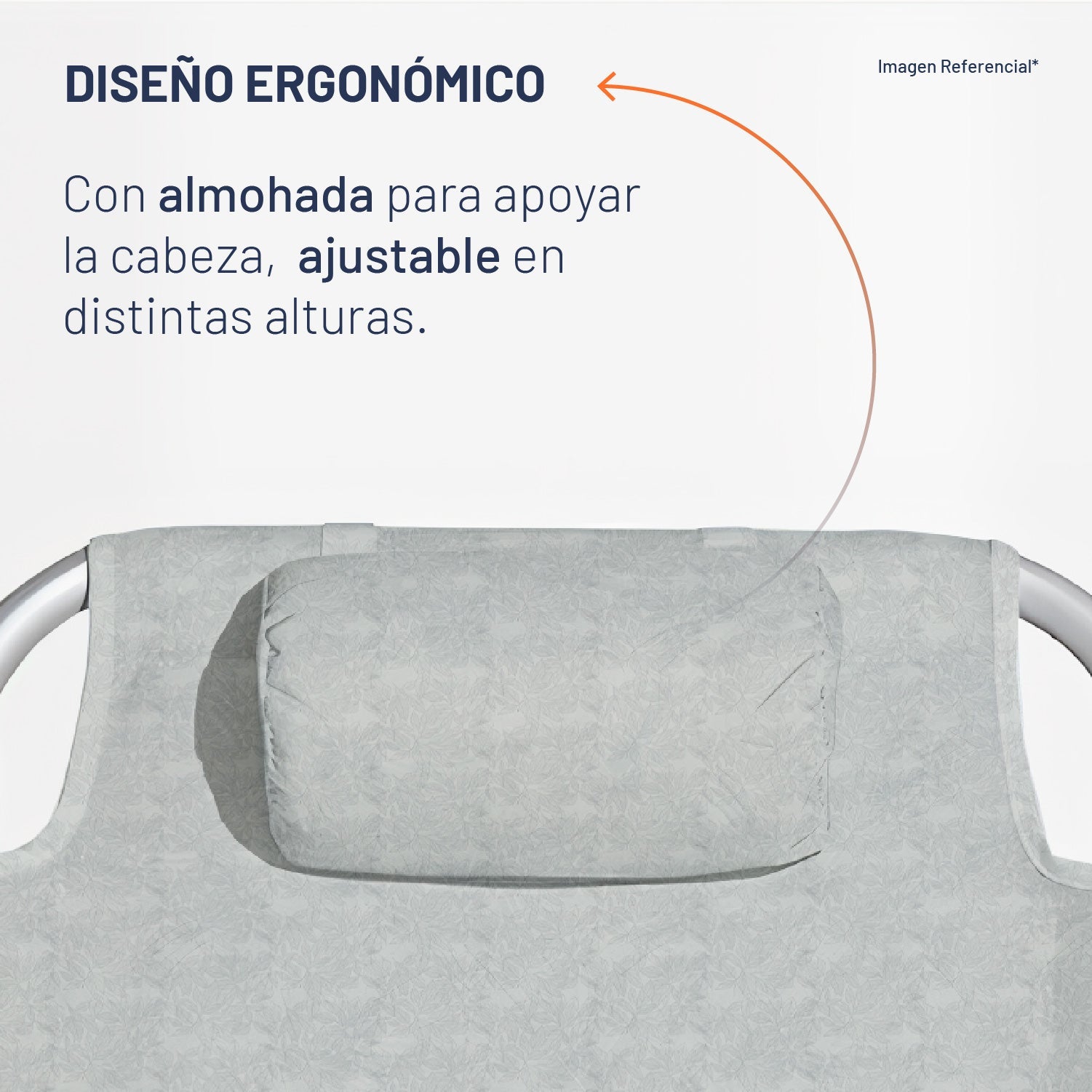 Silla De Playa Aluminio Madera Y Tela Resistente Gris Miglu