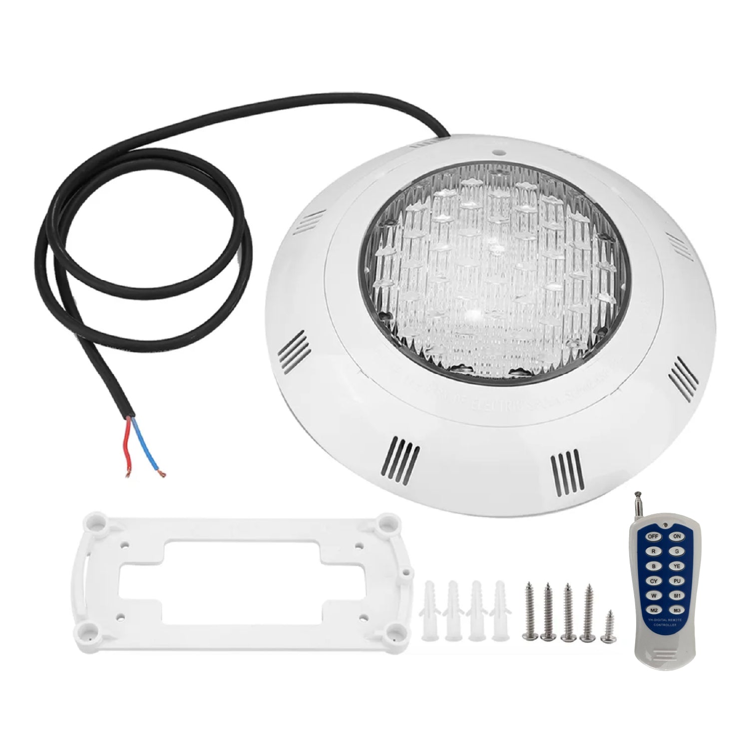 Foco Led Piscina 12w 7 Colores Con Control Remoto Homeclaf