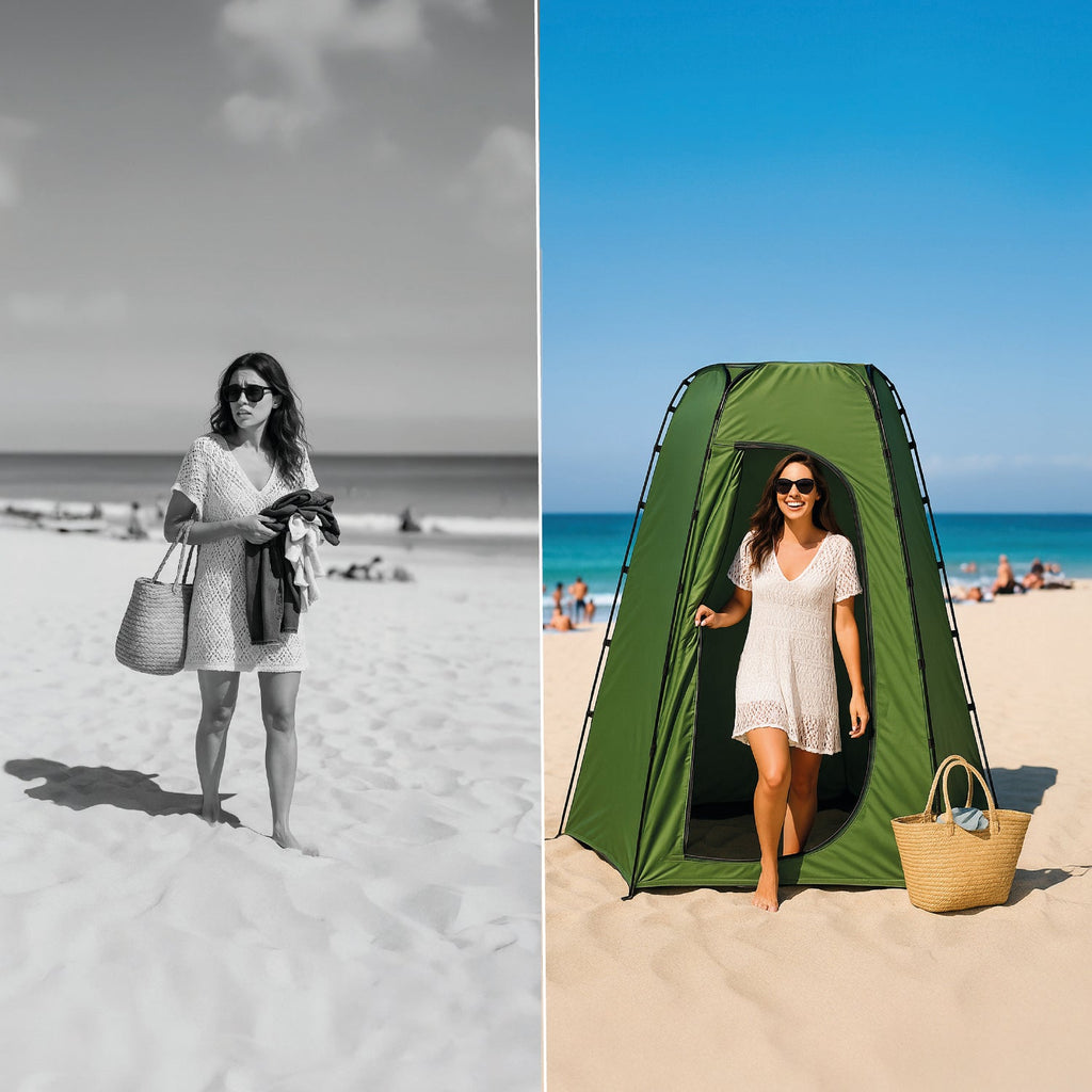 Carpa Portátil Multiuso 1 Persona 190x115 Cm Verde Miglú