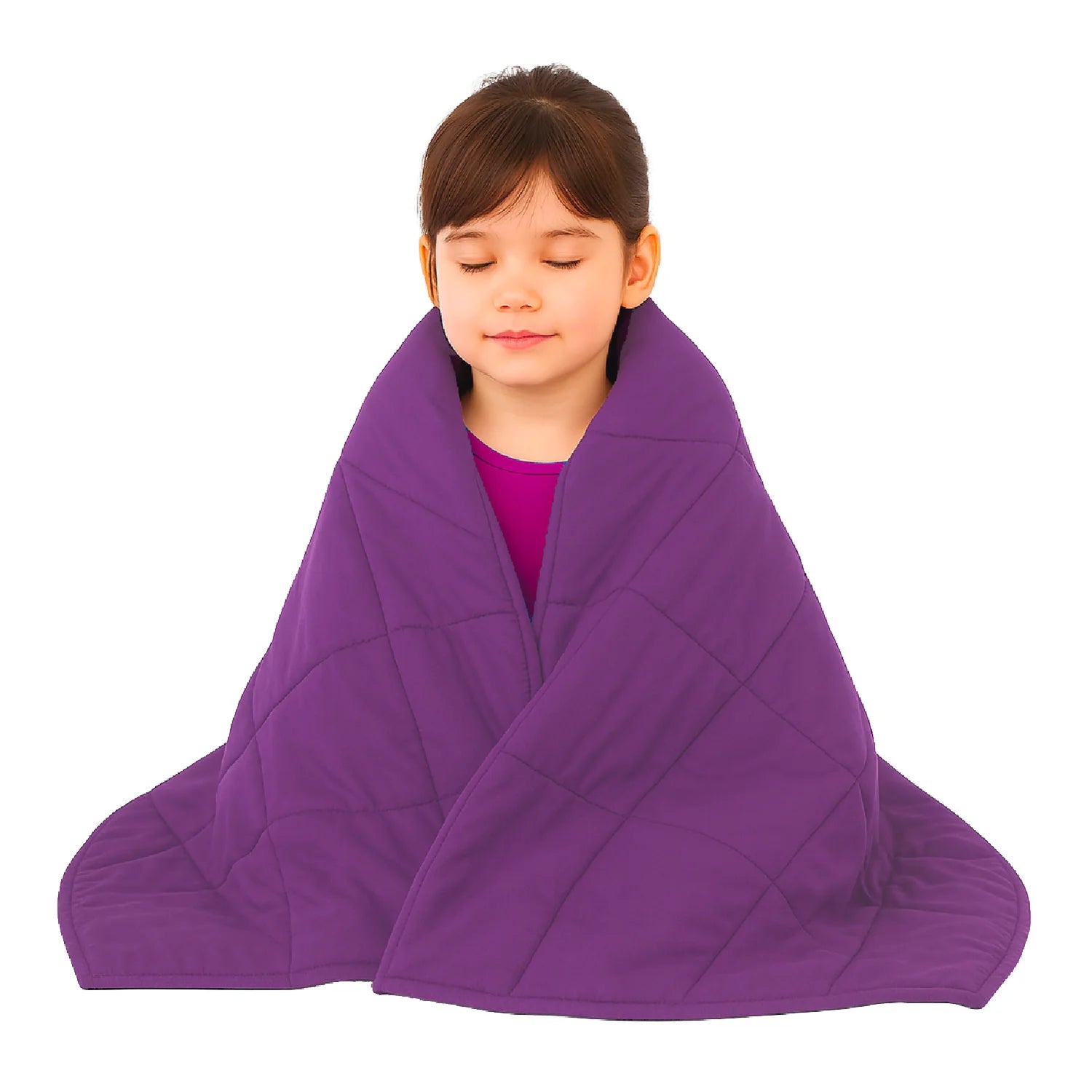 Manta De Gravedad niños Violeta 2,3 kg 122x92 cm Trastorno Sueño