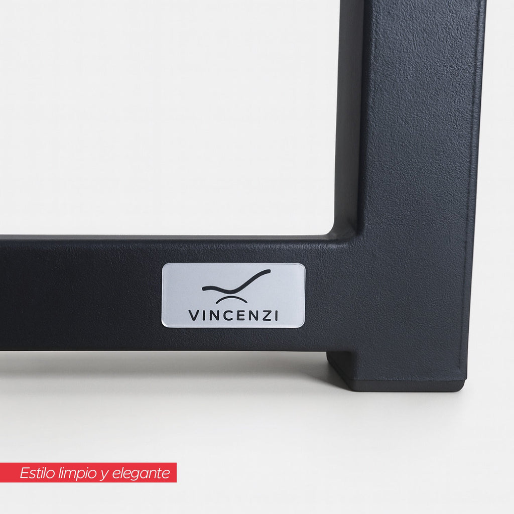 Base para cama Europea Acero Negro 150X190 cm 2 Pza Vincenzi