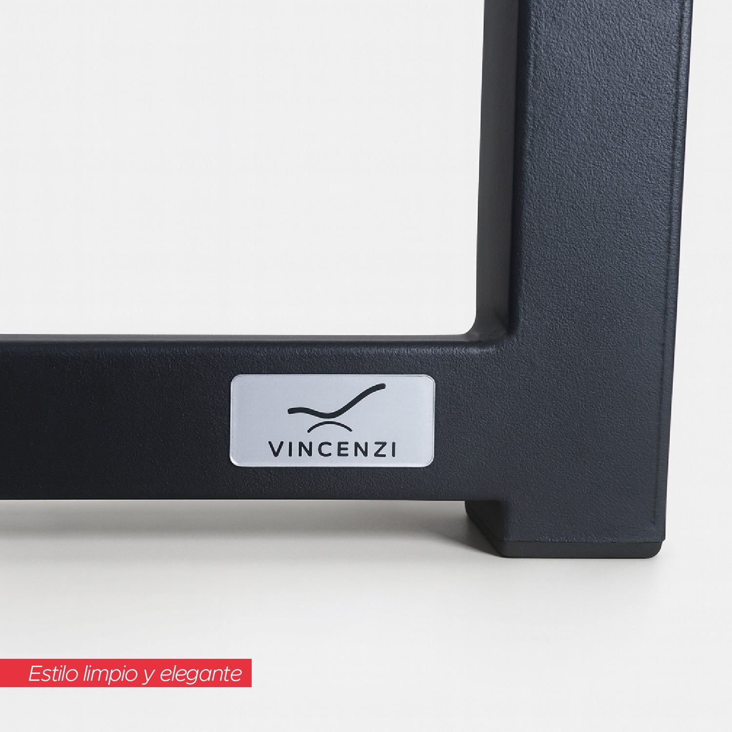 Base para cama Europea Acero Negro 105X190 cm 1,5 Pza Vincenzi