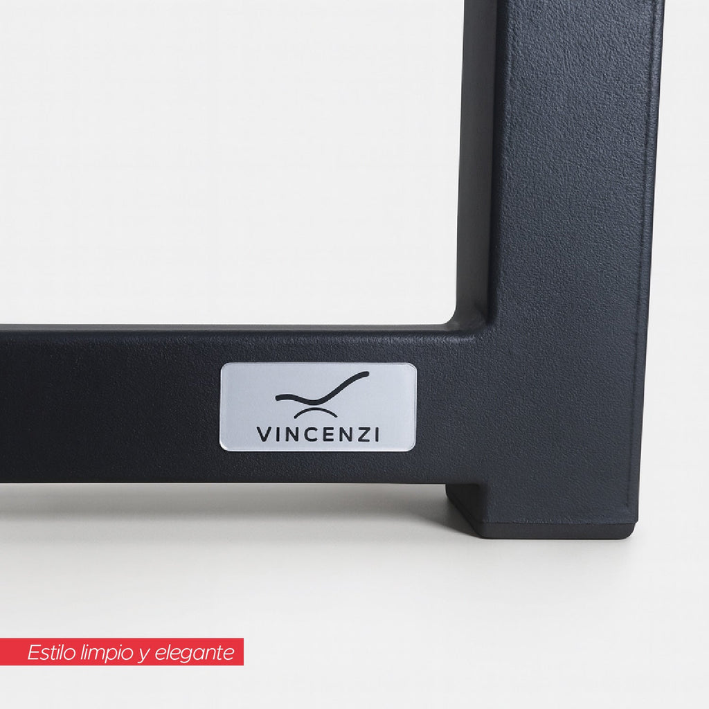 Base para cama Europea Acero y Madera 105x190 cm 1,5 pza Vincenzi