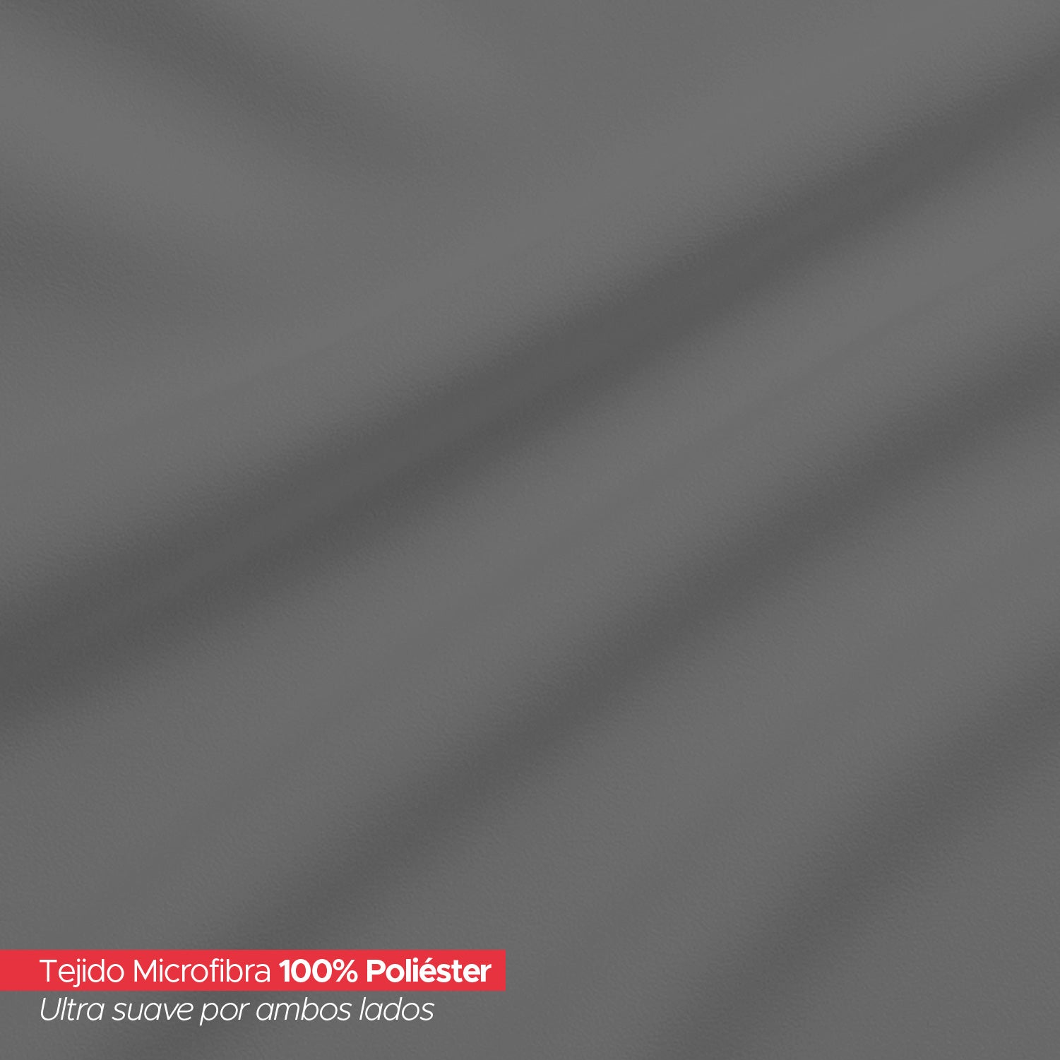 Juego De Sábanas Gris 1800 Hilos Ultra Suave 2 Plazas Vincenzi