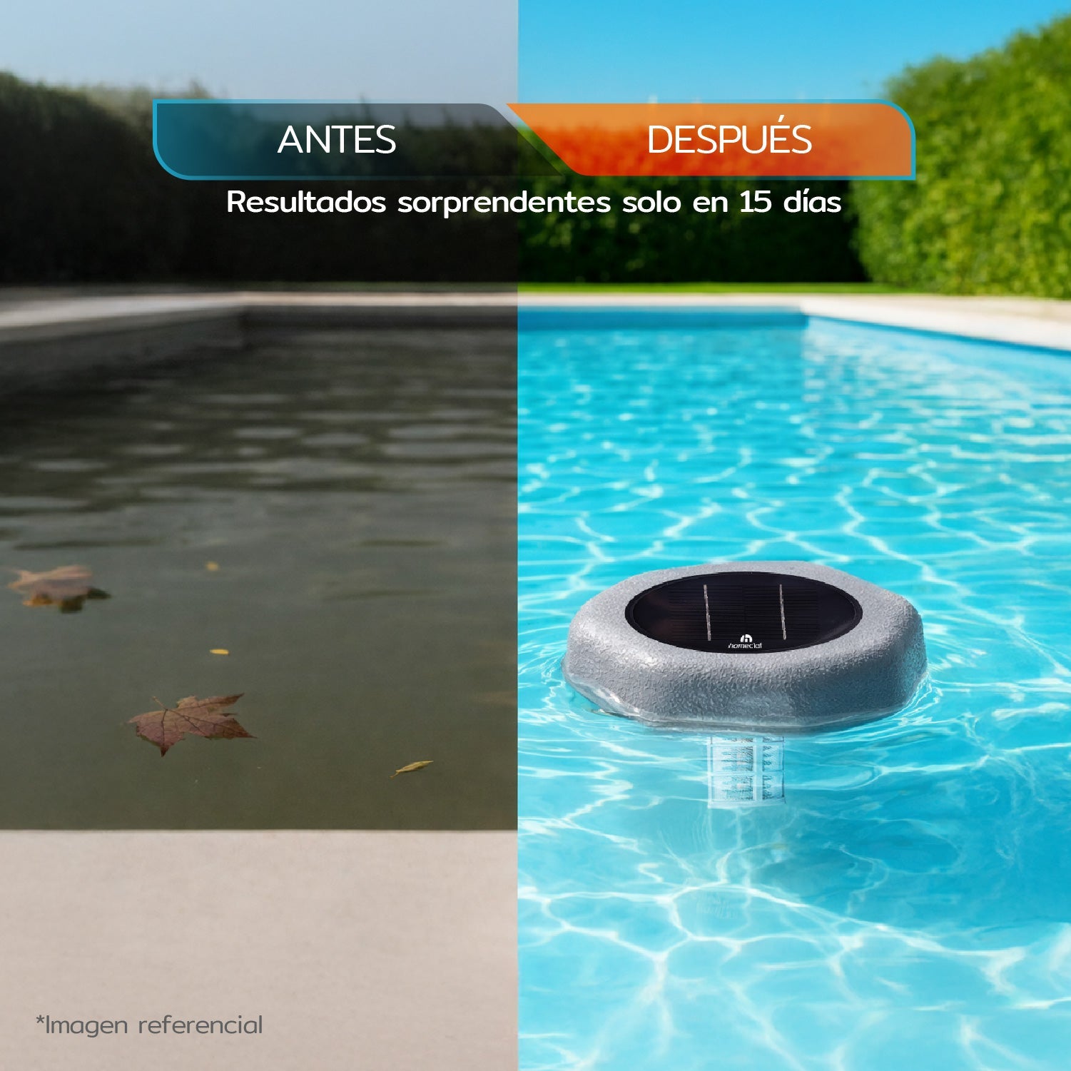 Ionizador Solar Hexagonal Para Piscina 150000 Lts Homeclaf