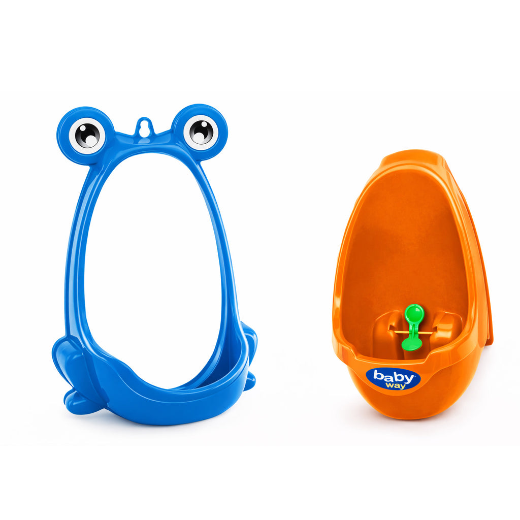 Urinal Infantil Baby Way Azul Ajustable con Diseño Interactivo