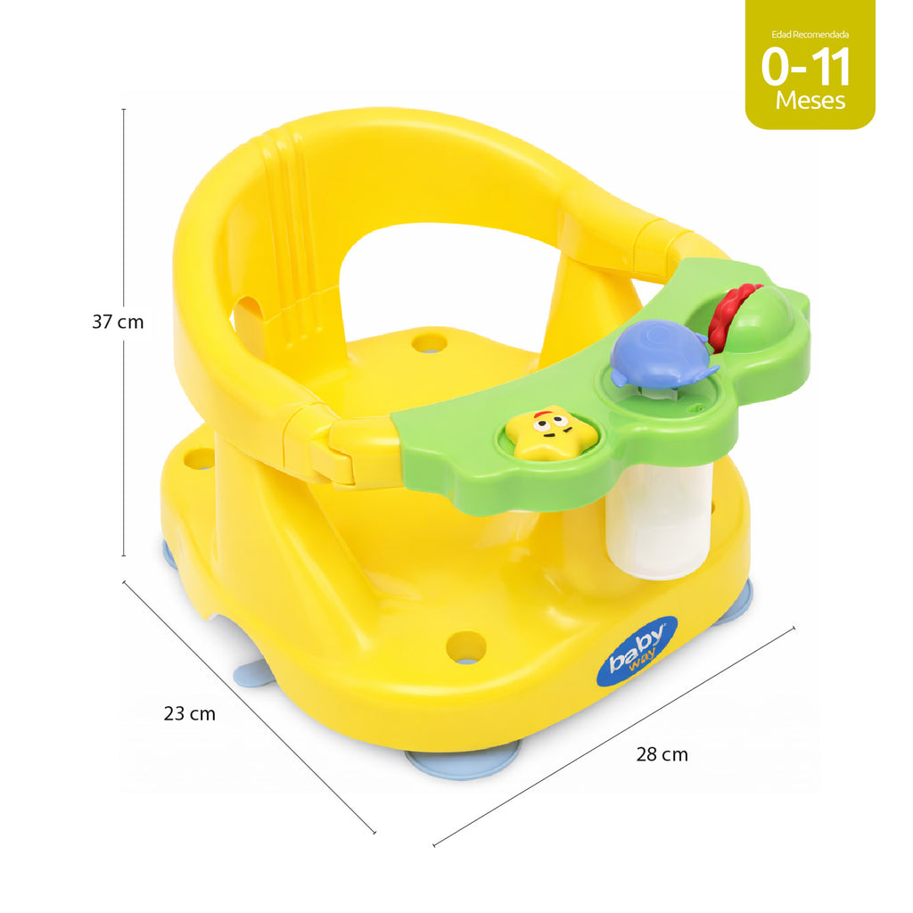Asiento Baño Bebé Baby Way con Ventosas Antideslizante
