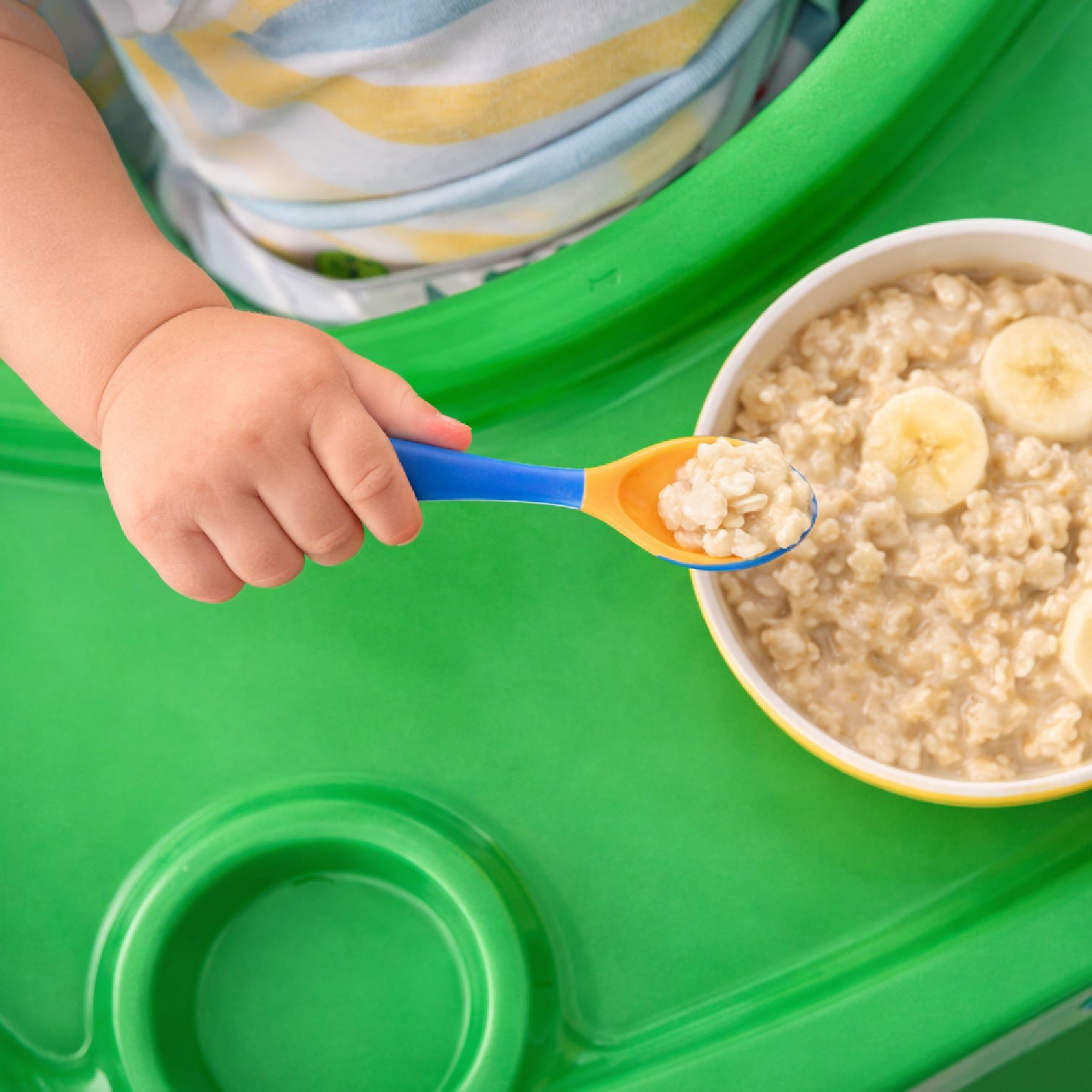 Silla de Comer Baby Way Plegable Segura Fácil Limpieza