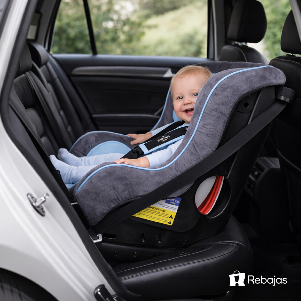 Silla Auto Baby Way Turquesa 5 Puntas Segura y Resistente