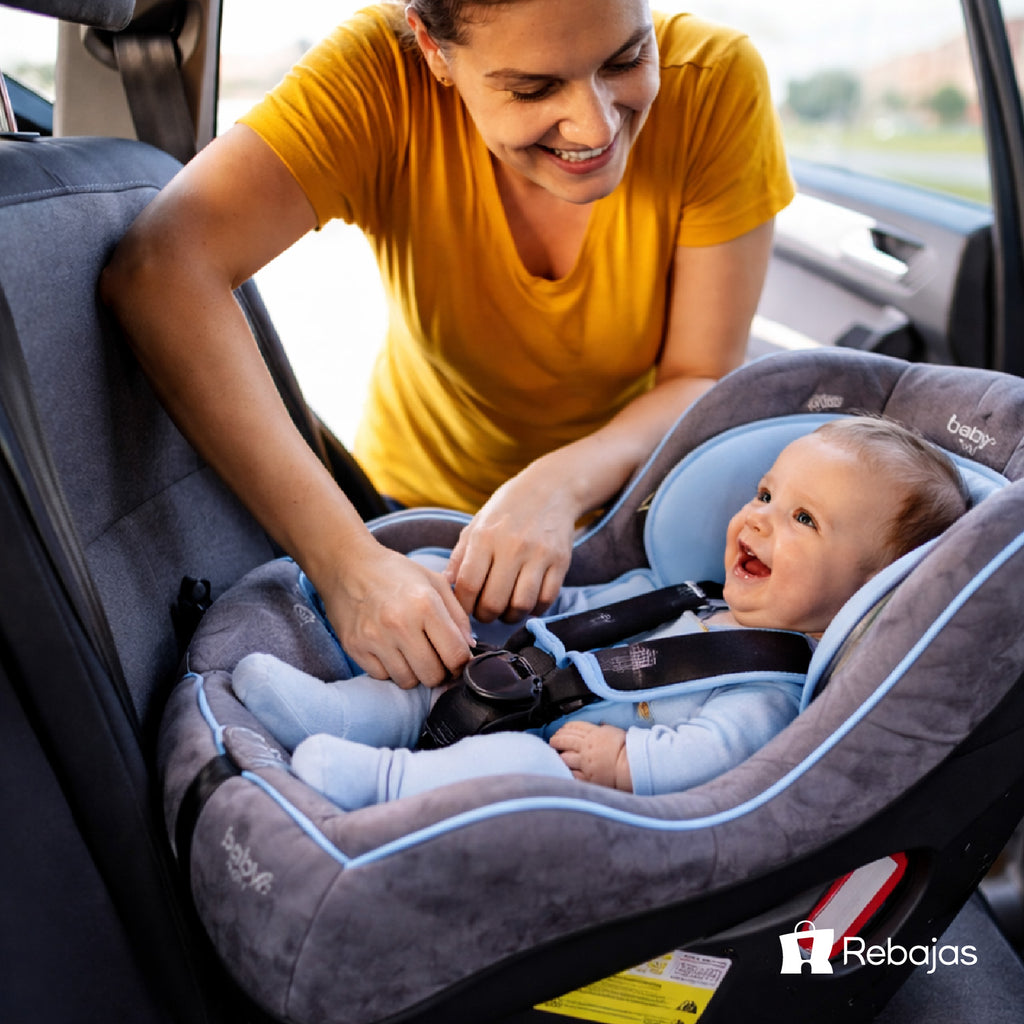 Silla Auto Baby Way Turquesa 5 Puntas Segura y Resistente