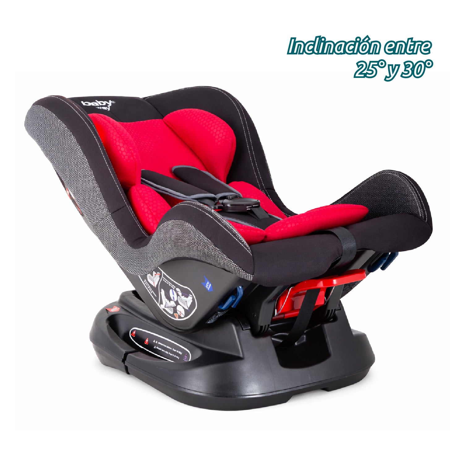 Butaca Auto Baby Way Reclinable 5 Puntas Cómoda y Segura