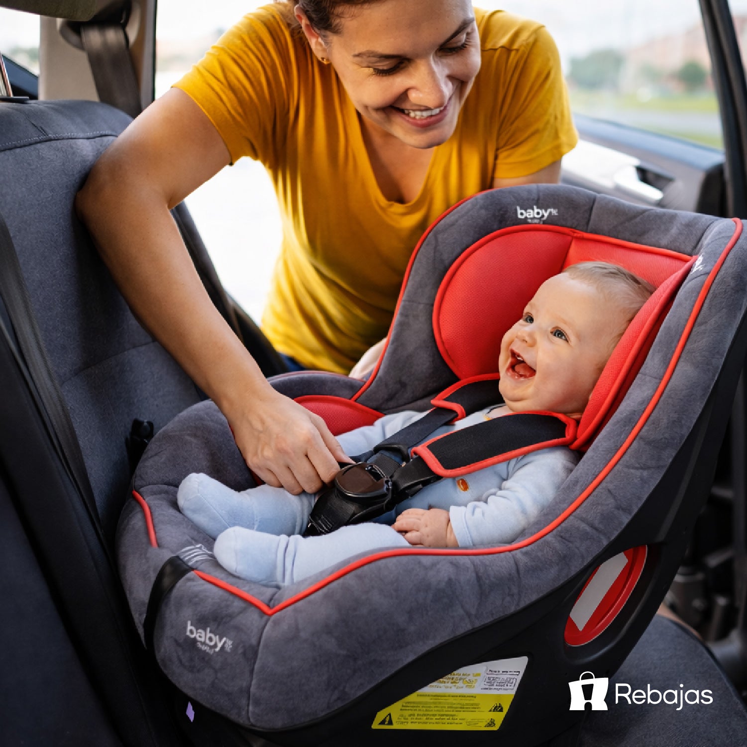 Silla Butaca Auto Bebé Baby Way BW744 Ajustable Segura