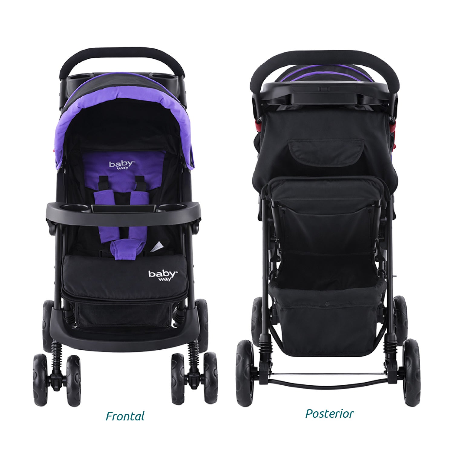 Coche Bebé Travel System Baby Way BW413M18 Plegable