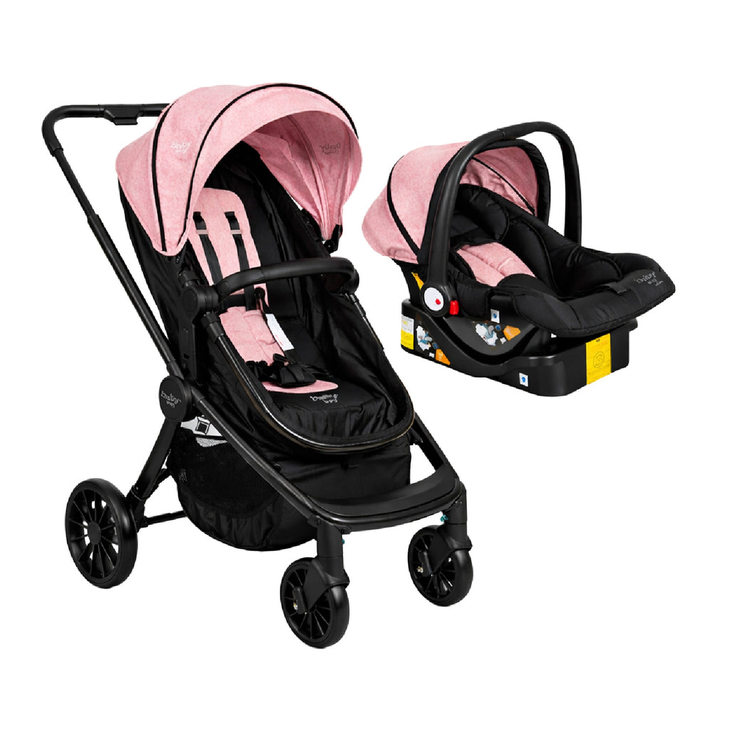 Coche Bebé Travel System Baby Way 3 en 1 Aluminio