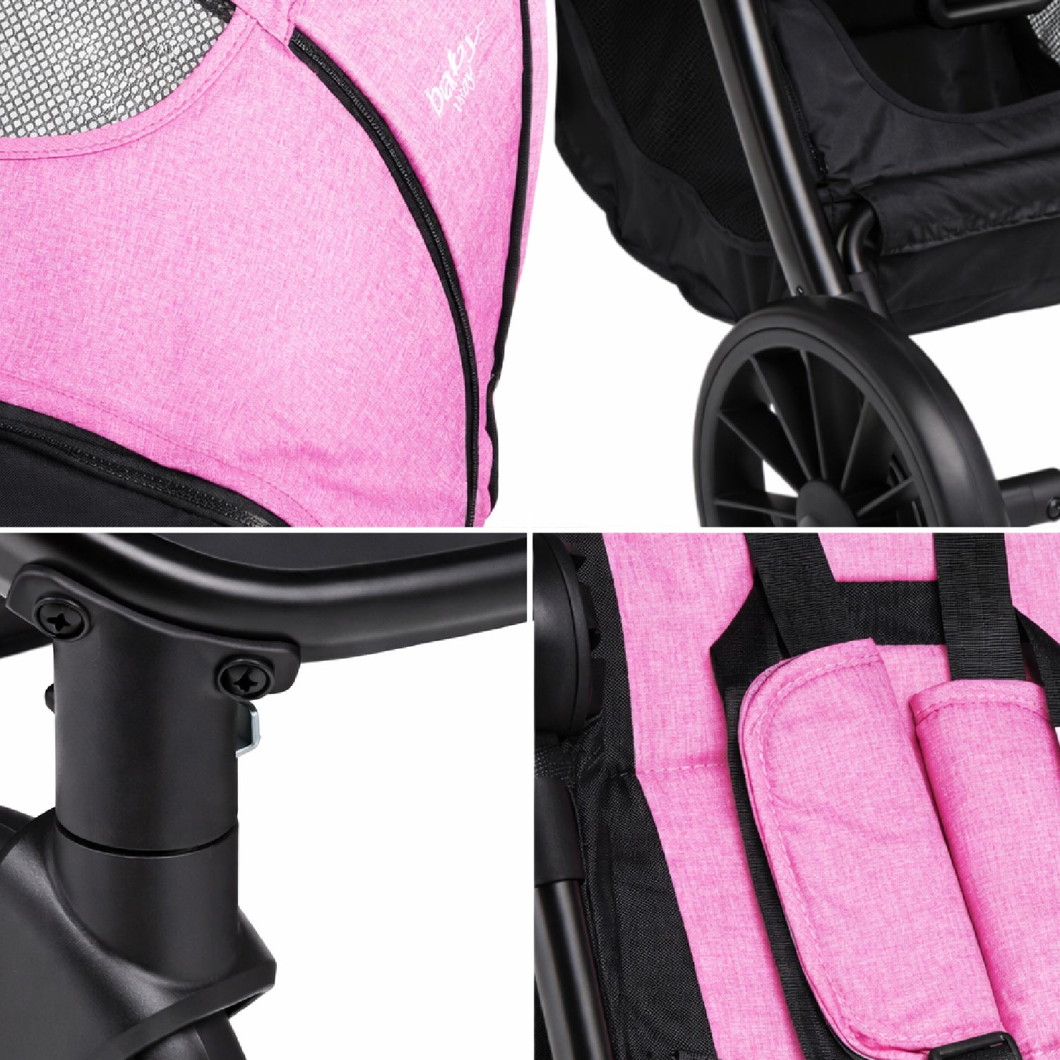 Coche Bebé Travel System Baby Way 3 en 1 Aluminio