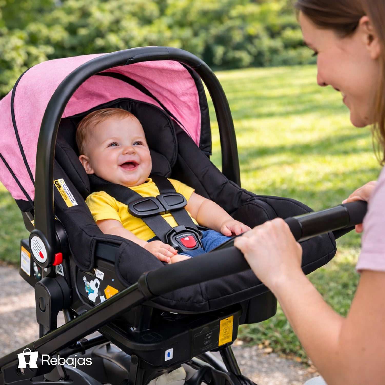 Coche Bebé Travel System Baby Way 3 en 1 Aluminio