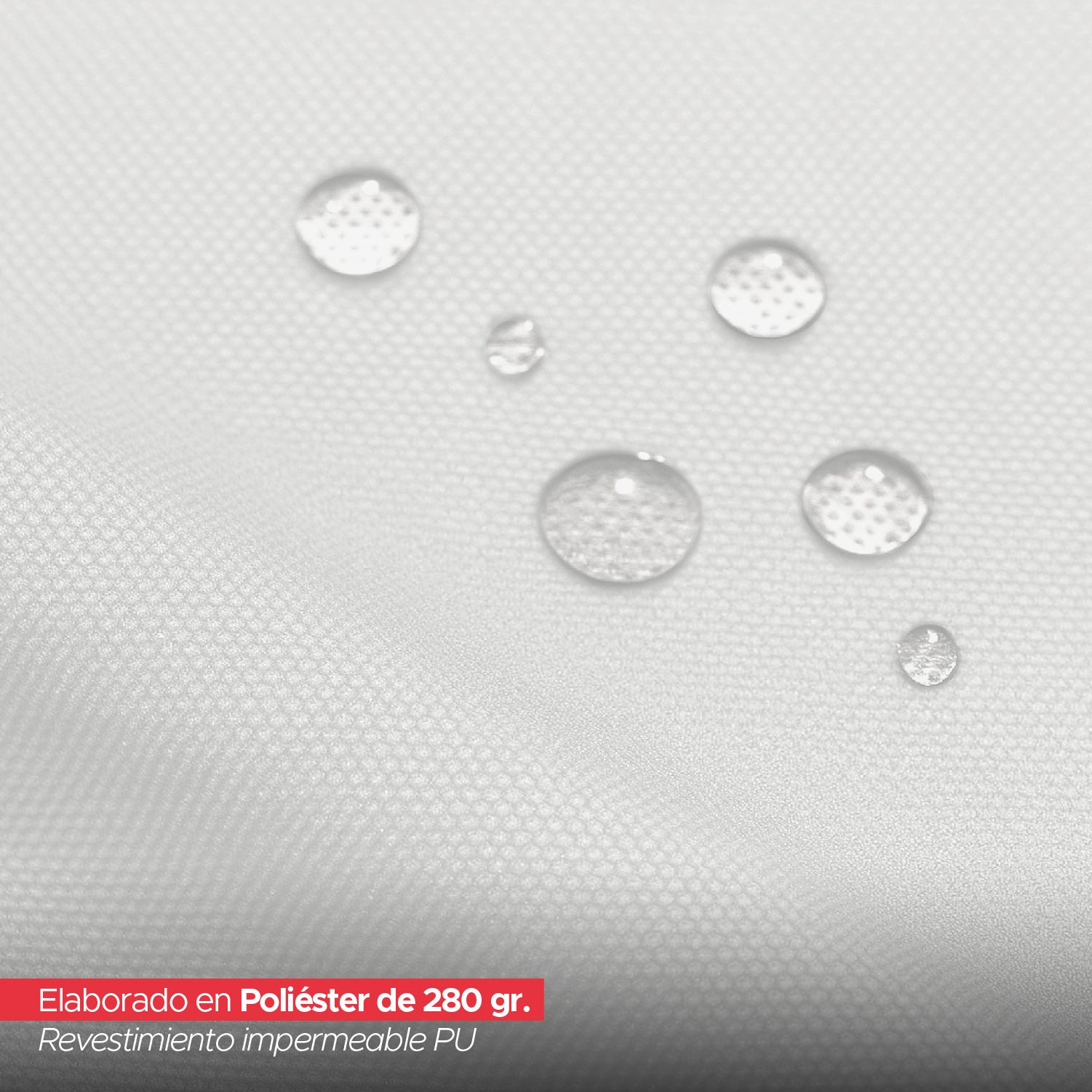 Toldo con brazo retráctil para Terrazas 4x2.5 Mts Blanco Vincenzi