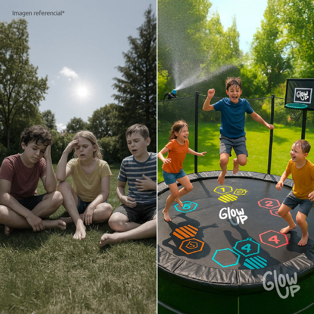 Cama elástica 6ft 183mt edición ltda con Juegos agua GlowUp