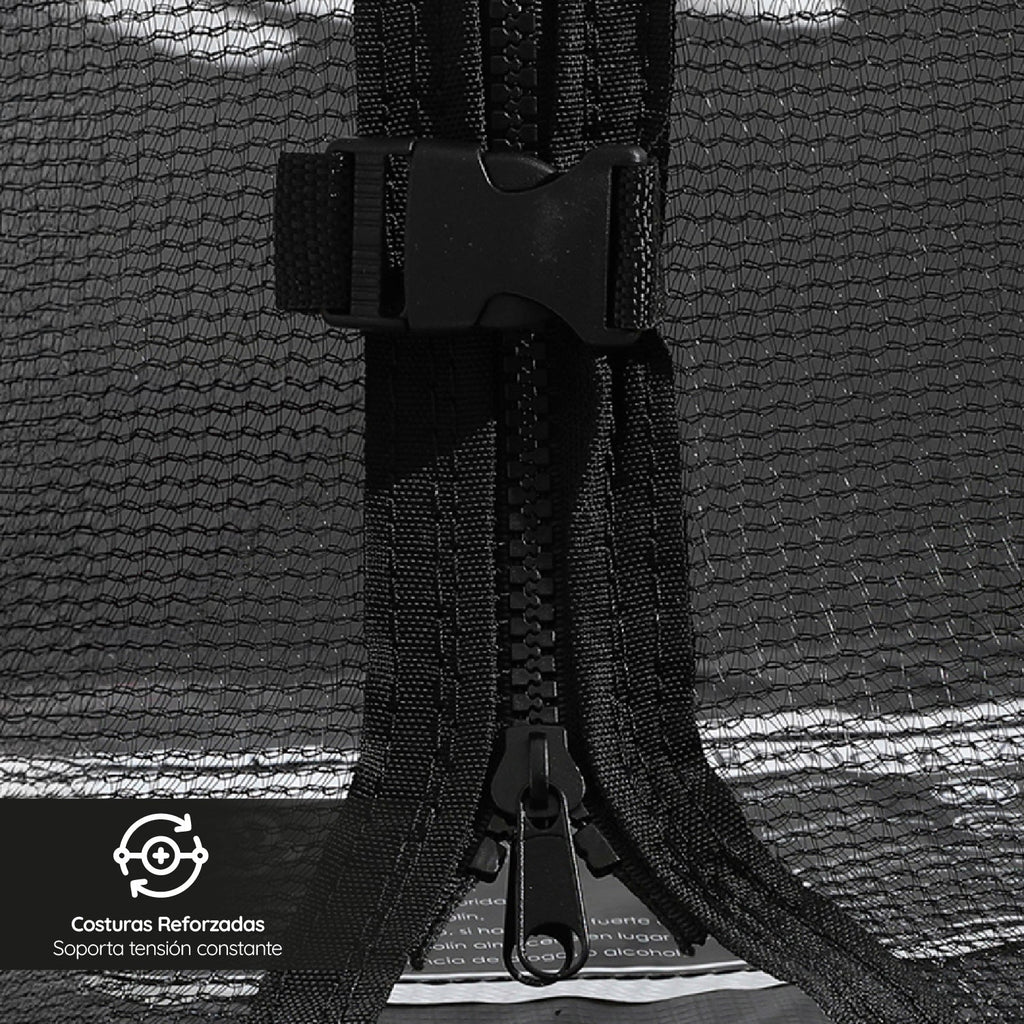 Cama Elástica 10ft 3.05 mts GlowUp Malla y Escalera Limited Edition