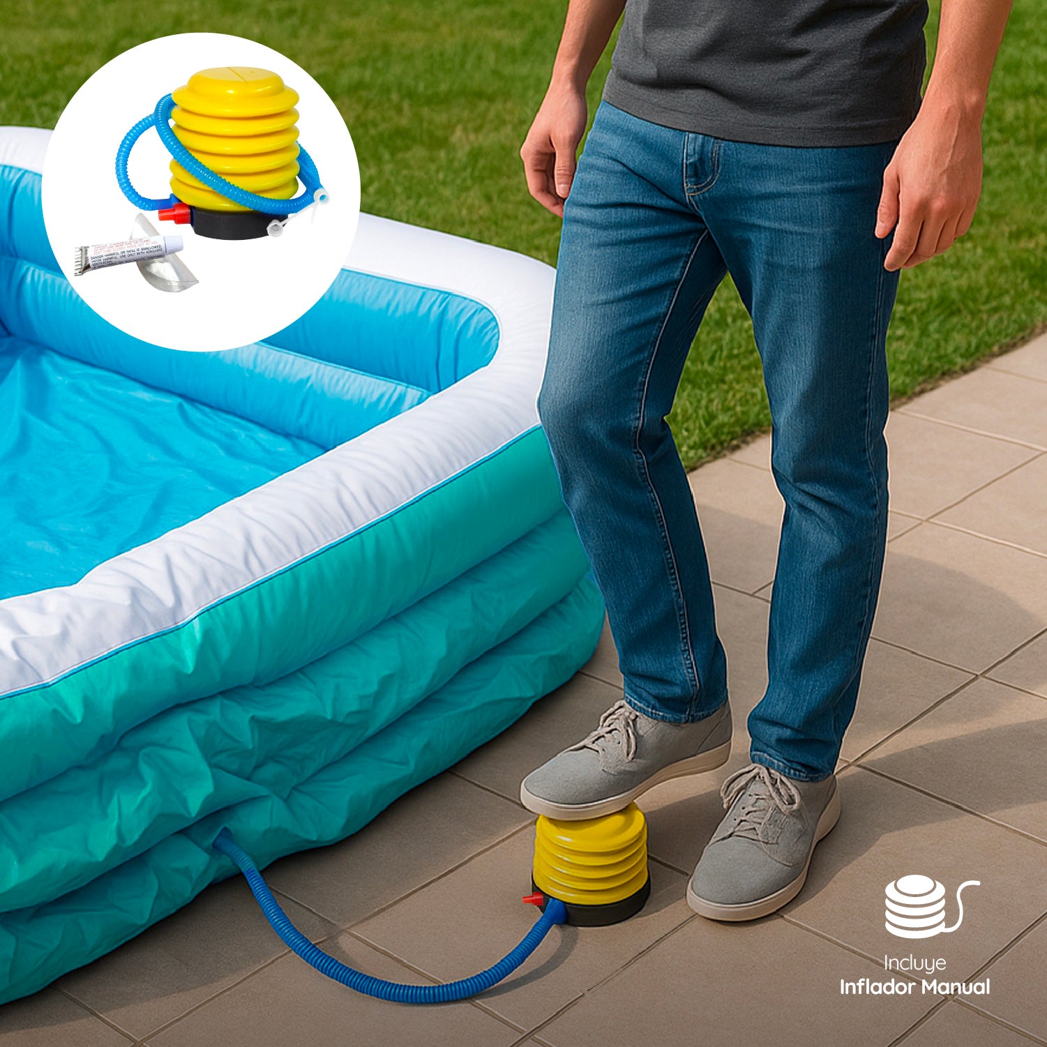 Piscina 210x150x60cm 850 Litros Calipso