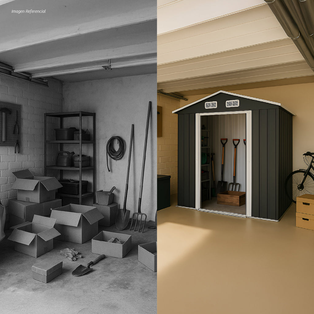 Bodega Prefabricada Jardín Xxl 194x130x184