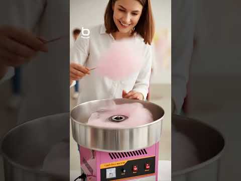 Máquina Algodón de Azúcar Profesional Rosada BFresh